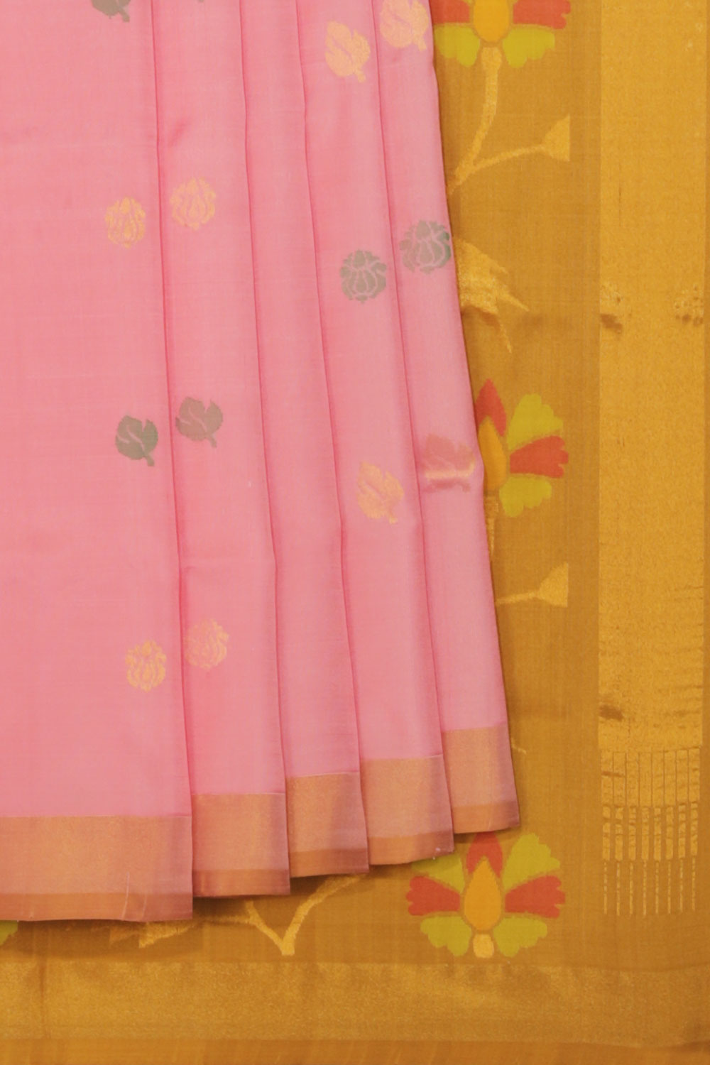 Image of Uppada Silk Pink Saree